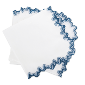 Matouk Wave Napkin Aquarius - 22" Square - Set of 4