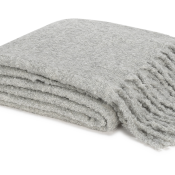 Matouk Poncho Throw Silver