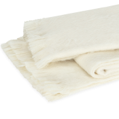 Matouk Bruno Throw Parchment
