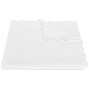 Matouk Dakota Tablecloth White/White - 70 x 90