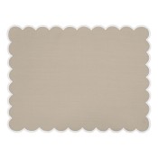 Matouk Dakota Placemat Oat/White - Set of 4