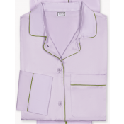 Matouk Nocturne Pajama Set - Violet/Grass