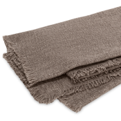 Matouk Maya Throw Hazelnut