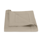 Matouk Valentina Hemstitch Tablecloth Oat - 90" Round