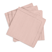 Matouk Valentina Hemstitch Napkin Pink - 22" Square - Set of 4