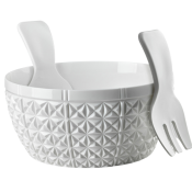Mario Luca Giusti Churchill Salad Set - White