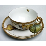 Anna Weatherely Antique Forest Leaves Tea Cup & Saucer