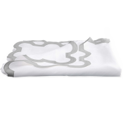 Matouk Mirasol Tablecloth Silver - 70 x 108