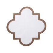 Matouk Mirasol Placemat Mocha - 18" Square - Set of 4