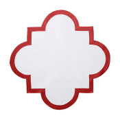 Matouk Mirasol Placemat Scarlet - 18" Square - Set of 4