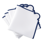 Matouk Mirasol Napkin Navy - 22" Square - Set 4