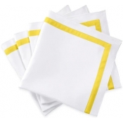 Matouk Lowell Napkin Canary - 22" Square - Set of 4