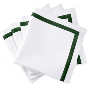 Matouk Lowell Napkin Green - 22" Square - Set of 4
