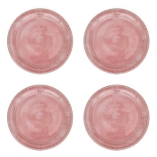 Juliska Berry & Thread Melamine Coral Dessert/Salad Plate Set/4