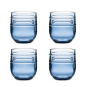 Juliska Isabella Acrylic Small Tumbler Blue - Set/4