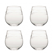 Juliska Isabella Acrylic Stemless Wine Glass - Set/4