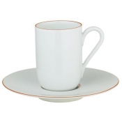 Raynaud Monceau - Orange Expresso Cup & Saucer