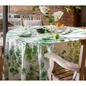 Matouk Citrus Garden Tablecloth Grass - 90 Round