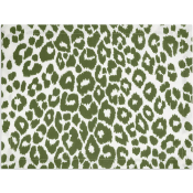 Matouk Iconic Leopard Placemat Green - Set of 4