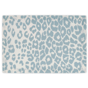 Matouk Iconic Leopard Placemat Sky - Set of 4