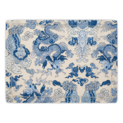 Matouk Magic Mountain Placemat Porcelain Blue - Set of 4