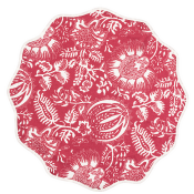 Matouk Granada Scarlet Circle Placemat - Set of 4