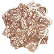 Matouk Granada Chestnut Napkin - 22" Square - Set of 4