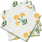 Matouk Gisele Napkin Marigold - 22" Square - Set of 4