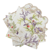 Matouk Del Tesoro Napkin Sea Orchid - 22" Square - Set of 4