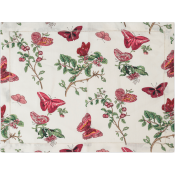 Matouk Baudin Butterfly Ruby Placemat - Set 4