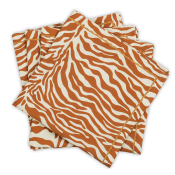 Matouk Regine Napkin Persimmon - 22" Square - Set of 4
