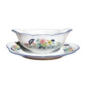 Royal Limoges Paradis Bleu Sauce Boat