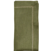 Kim Seybert Classic Napkin Olive - Set 4