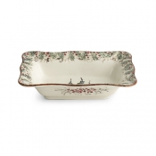 Arte Italica Natale Rectangular Dish