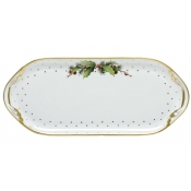 Herend Winter Shimmer Sandwich Tray - 14"