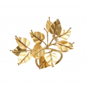 Kim Seybert Bougainvillea Gold Napkin Ring - Set 4