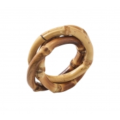 Kim Seybert Bamboo Trinity Napkin Rings - Set 4