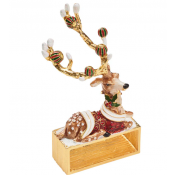 Kim Seybert Blitzen Napkin Ring - Boxed Set 4