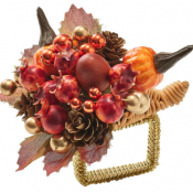 Kim Seybert Cornucopia Napkin Ring - Set 4