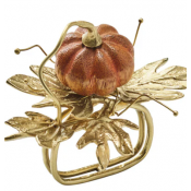 Kim Seybert Gilded Gourd Napkin Ring - Set 8