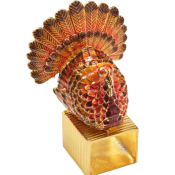 Kim Seybert Turkey Trot Napkin Rings Gift Boxed Set 4