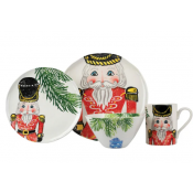 Vietri Nutcrackers Red Four-Piece Place Setting