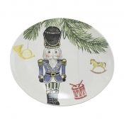 Vietri Nutcrackers Medium Oval Platter