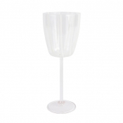Vietri Nuovo Stripe White Wine Glass