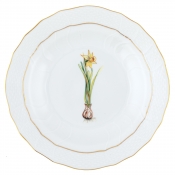 Herend Spring Bulbs Dessert Plate -Crocus