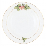 Herend Summer Harvest Strawberry Dessert Plate