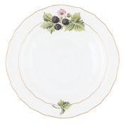 Herend Summer Harvest Blackberry Dessert Plate