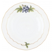 Herend Summer Harvest Blueberry Dessert Plate