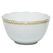 Herend Golden Laurel Round Open Vegetable