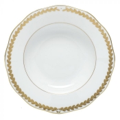 Herend Golden Laurel Rim Soup - 8"